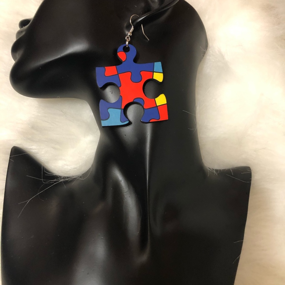 Puzzle Pierce Earring